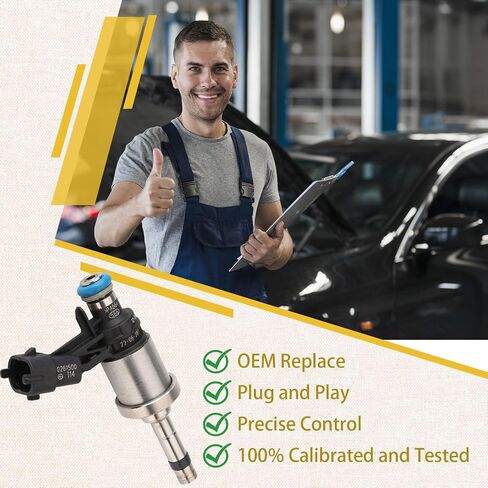 مجموعة من 6 محاقن وقود عالية الضغط GDI 3.6L، متوافقة مع/تشيفي 3.6 كامارو ترافيرس 2009-2011، متوافقة مع/جي إم سي أكاديا، متوافقة مع/كاديلاك CTS STS 2008-2010 |استبدال # 12669384| in Saudi Arabia