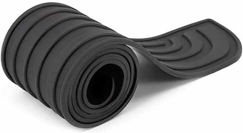 Car Rear Bumper Protector for Toyota C-HR CHR SUV 2017-2022, Rubber Trunk Door Sill Guard Anti-Scratch Boot Sill Strip Trim Universal Accessories,A/black-90cm*7cm in Saudi Arabia