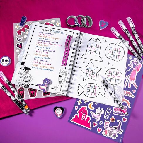 Fashion Angels Disney Stitch Journal Gift Set - Includes Journal, 4 Gel Pens, 100+ Stitch Stickers, 4 Erasers, and 4 Rolls of Tape - Weird But Cute - Disney Stitch Stationery Set - Ages 6 and Up in Saudi Arabia