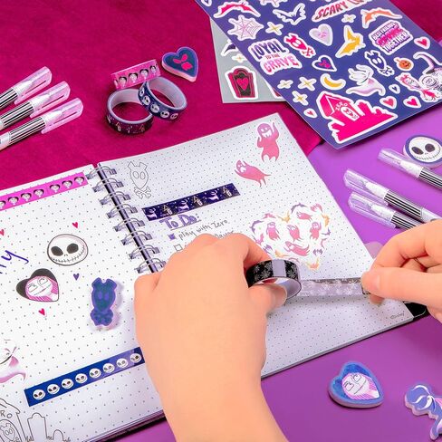 Fashion Angels Disney Stitch Journal Gift Set - Includes Journal, 4 Gel Pens, 100+ Stitch Stickers, 4 Erasers, and 4 Rolls of Tape - Weird But Cute - Disney Stitch Stationery Set - Ages 6 and Up in Saudi Arabia