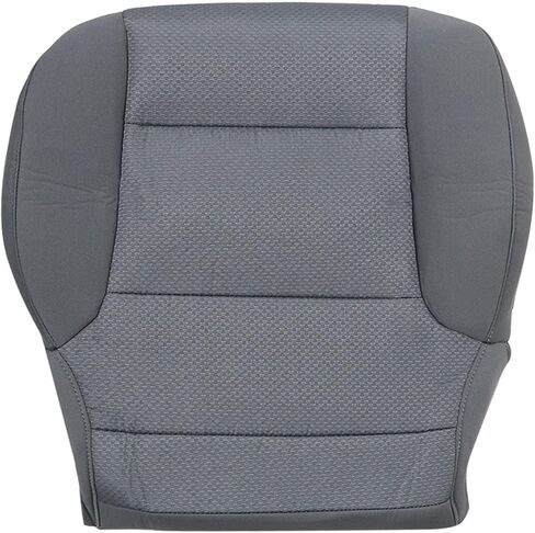 غطاء مقعد قماش بديل من جانب السائق أو الراكب رمادي داكن مناسب لسيارة Chevy Silverado/GMC Sierra 1500, 2500HD, 3500HD, SLT, SLE, Z71, Hybrid 2014 2015 2016 2017 2018 2019 in Saudi Arabia