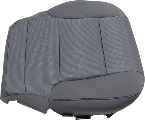 غطاء مقعد قماش بديل من جانب السائق أو الراكب رمادي داكن مناسب لسيارة Chevy Silverado/GMC Sierra 1500, 2500HD, 3500HD, SLT, SLE, Z71, Hybrid 2014 2015 2016 2017 2018 2019 in Saudi Arabia