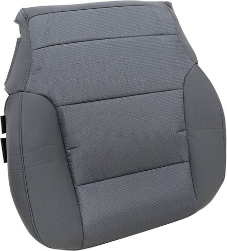 غطاء مقعد قماش بديل من جانب السائق أو الراكب رمادي داكن مناسب لسيارة Chevy Silverado/GMC Sierra 1500, 2500HD, 3500HD, SLT, SLE, Z71, Hybrid 2014 2015 2016 2017 2018 2019 in Saudi Arabia