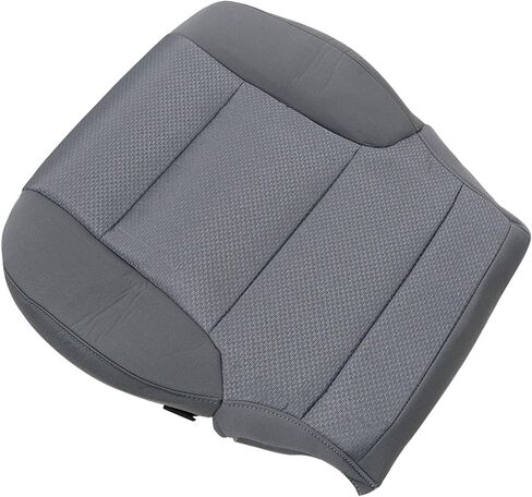 غطاء مقعد قماش بديل من جانب السائق أو الراكب رمادي داكن مناسب لسيارة Chevy Silverado/GMC Sierra 1500, 2500HD, 3500HD, SLT, SLE, Z71, Hybrid 2014 2015 2016 2017 2018 2019 in Saudi Arabia