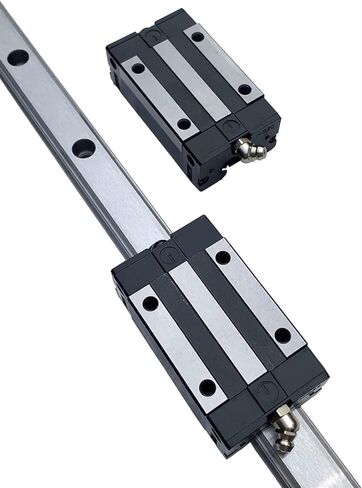 قطعتان من كتل المحمل HGW15، 15 مم HG15 حركة خطية كروية حاملة منزلق كتل CC لدليل الشريحة الخطي المربع السكك الحديدية HGW15 كبديل لجزء مجموعة CNC in Kuwait