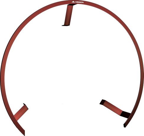 Mission Darts Torus 270 | Dart Board LED Lighting System with Easy Access to Dartboard Area for Unrestricted Play, Sand Blasted Black, Red, Blue, Green, Purple, Bronze and Silver Colours in Saudi Arabia