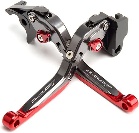 ESPEEDMTC For Benelli Leoncino 250 500/ Leoncino X 2016-2022 Modified CNC aluminum Alloy 6-stage Length Adjustable Foldable Brake Clutch Lever Accessories (Red) in Kuwait