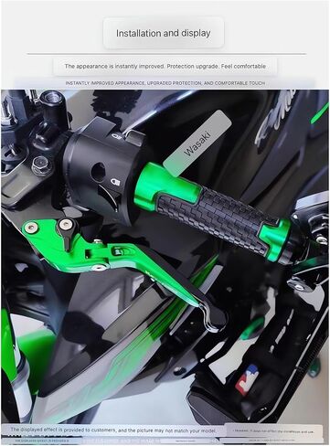 Clutch Brake Handle for HONDA GROM MSX125 2014-2023 2022 2021 Folding Extendable CNC Moto Adjustable Clutch Brake Levers Handbar Grips(Half- Red) in Saudi Arabia