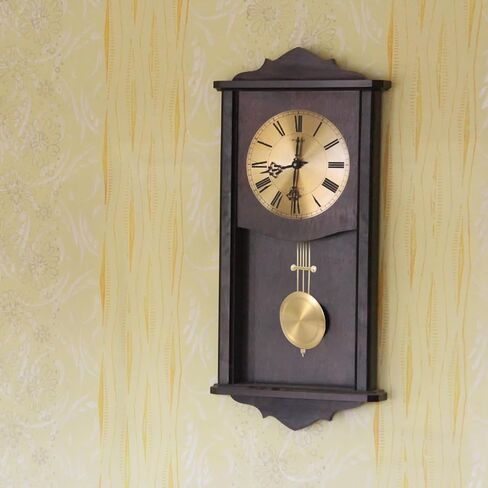 QianShi ساعة البندول استبدال أجزاء ساعة الجد DIY المعدنية التقليدية الميكانيكية الكوارتز أرضية ساعة الحائط البندول المطرقة آلية إصلاح الملحقات للاستخدام الداخلي (نمط 5) in Kuwait