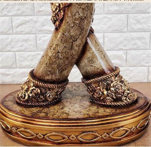 Floor Grandstand Clock European-Style Floor Clock Living Room Retro Clock Creative Fashion Resin Decorative Standing Clock Mute Clock Big Clock American Clock Living Room Clock in Saudi Arabia