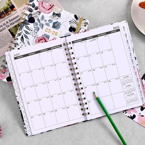 2024-2025 Planner - JUL 2024 - JUN 2025, Academic Planner 2024-2025, 2024-2025 Planner Weekly and Monthly, 6.3" x 8.4", Tabs, Back Pocket, Hardcover in Saudi Arabia