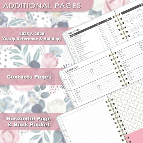 2024-2025 Planner - JUL 2024 - JUN 2025, Academic Planner 2024-2025, 2024-2025 Planner Weekly and Monthly, 6.3" x 8.4", Tabs, Back Pocket, Hardcover in Saudi Arabia