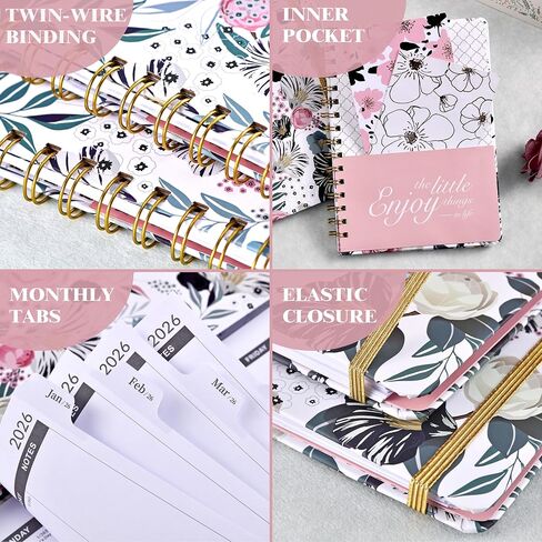 2024-2025 Planner - JUL 2024 - JUN 2025, Academic Planner 2024-2025, 2024-2025 Planner Weekly and Monthly, 6.3" x 8.4", Tabs, Back Pocket, Hardcover in Saudi Arabia