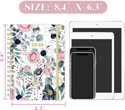 2024-2025 Planner - JUL 2024 - JUN 2025, Academic Planner 2024-2025, 2024-2025 Planner Weekly and Monthly, 6.3" x 8.4", Tabs, Back Pocket, Hardcover in Saudi Arabia