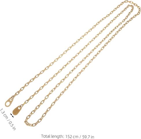 Heavyweight Steel Chain for Large Floor Clock Pendulum Clock Replacement Part with Smooth Winding Function Precision Mechanism Accessory and Home Decor in Saudi Arabia