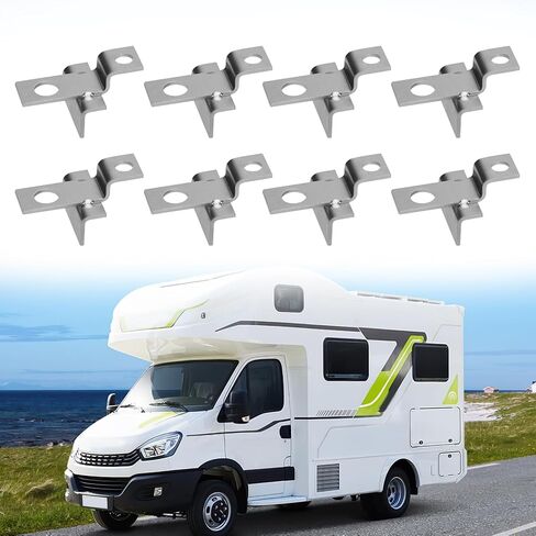 JERBOR 4Pcs Battery Hold Down Brackets For GC2 Battery,for RV,Marine,Golf Cart Applications Battery Mount Bracket Hold Accessories in Kuwait