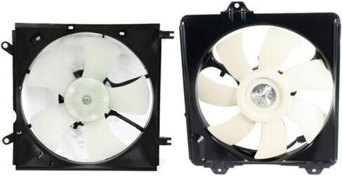 for Toyota RAV4 AC Condenser Fan Assembly 2001 02 03 04 2005 Passenger Side TO3115127 | 16363-28050 | 16361-28070 | 16711-28180 in Saudi Arabia