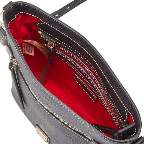 Dooney & Bourke Crossbody Bags for Women, Pebble Grain Leather Messenger Bag with Zipper in Kuwait