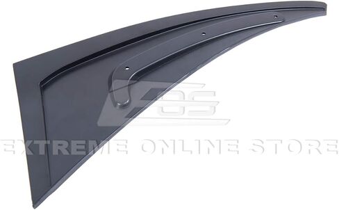 Replacement for 2016-Present Chevrolet Camaro All Models | GM Factory Extended Style ABS Plastic Texture Black Front Mud Flaps Splash Guard Pair in Saudi Arabia