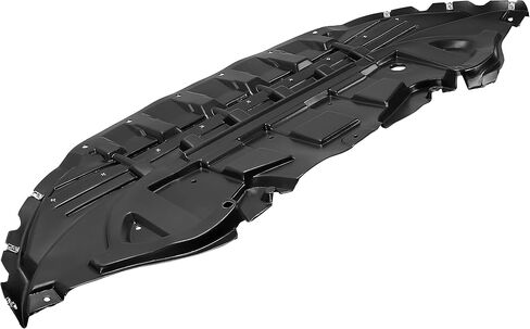 ECOTRIC Front Engine Splash Shield متوافق مع 2013-2014 Ford Mustang Base Convertible Coupe GT Convertible Coupe 3.7L 5.0L W/O استبدال إصدار كاليفورنيا لDR3Z17626B، FO1228130 in Saudi Arabia