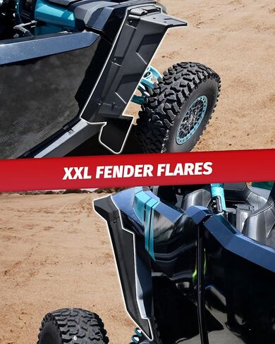 Fender Flares for 2025 RZR PRO XP/R/S, Front Rear Combined Mud Flups Full Coverage Mud Guards for Polaris RZR PRO XP XP4/R R4/S S4 2025+ Accessories, Replace OEM #2890407 in Saudi Arabia