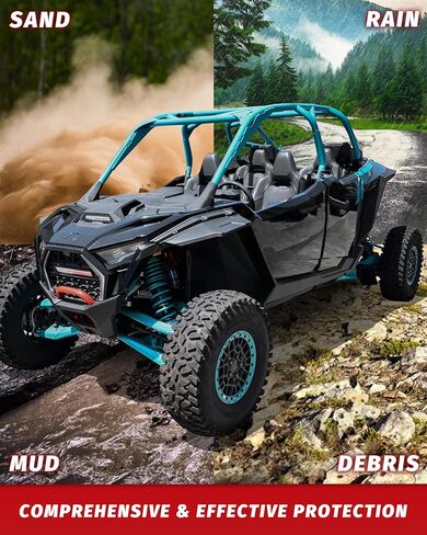 Fender Flares for 2025 RZR PRO XP/R/S, Front Rear Combined Mud Flups Full Coverage Mud Guards for Polaris RZR PRO XP XP4/R R4/S S4 2025+ Accessories, Replace OEM #2890407 in Saudi Arabia
