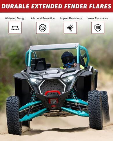 Fender Flares for 2025 RZR PRO XP/R/S, Front Rear Combined Mud Flups Full Coverage Mud Guards for Polaris RZR PRO XP XP4/R R4/S S4 2025+ Accessories, Replace OEM #2890407 in Saudi Arabia