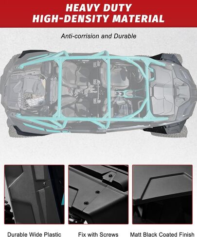 Fender Flares for 2025 RZR PRO XP/R/S, Front Rear Combined Mud Flups Full Coverage Mud Guards for Polaris RZR PRO XP XP4/R R4/S S4 2025+ Accessories, Replace OEM #2890407 in Saudi Arabia