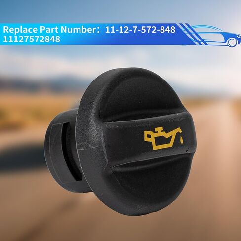Rldym Engine Oil Filler Cap 11127572848 Compatible with 2007 2008 2009 2010 2011 2012 Mini Cooper 1.6L R55 R56 R57 R58 R59 Oil Filler Plug Cover 11-12-7-572-848 in Saudi Arabia