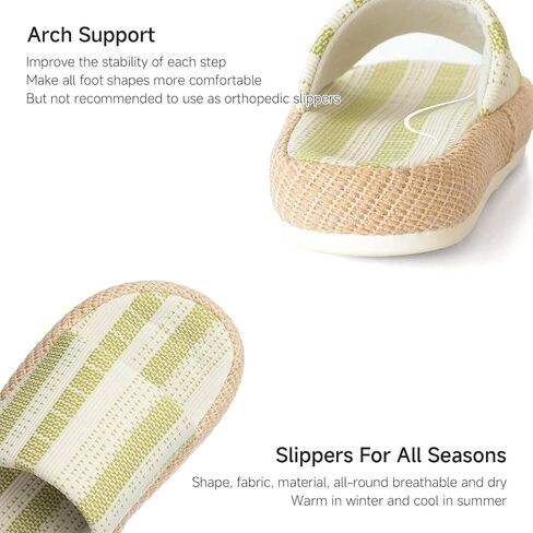 Chantomoo Womens Slippers Memory Foam Slippers for Women Open Toe Comfy House Slipper in Saudi Arabia