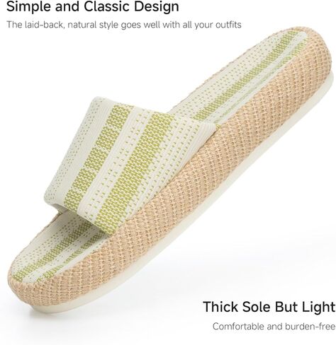 Chantomoo Womens Slippers Memory Foam Slippers for Women Open Toe Comfy House Slipper in Saudi Arabia