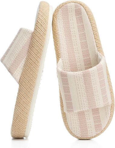 Chantomoo Womens Slippers Memory Foam Slippers for Women Open Toe Comfy House Slipper in Saudi Arabia