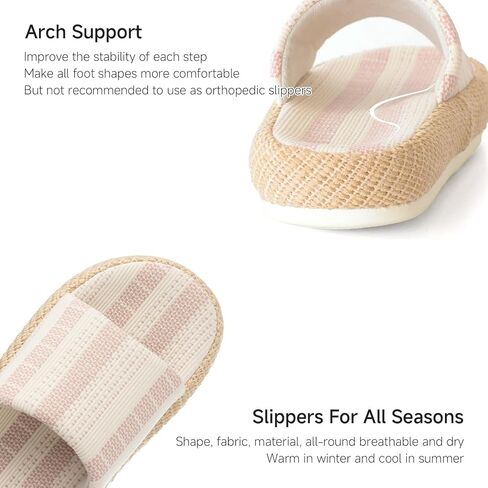 Chantomoo Womens Slippers Memory Foam Slippers for Women Open Toe Comfy House Slipper in Saudi Arabia