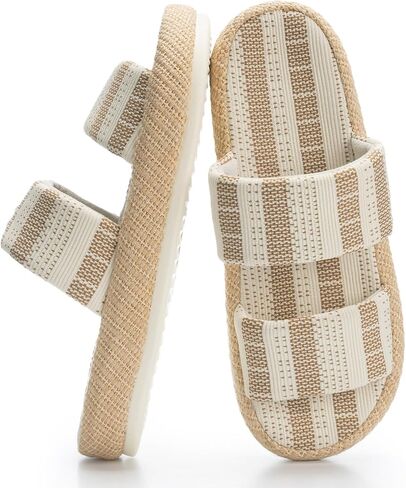 Chantomoo Womens Slippers Memory Foam Slippers for Women Open Toe Comfy House Slipper in Saudi Arabia
