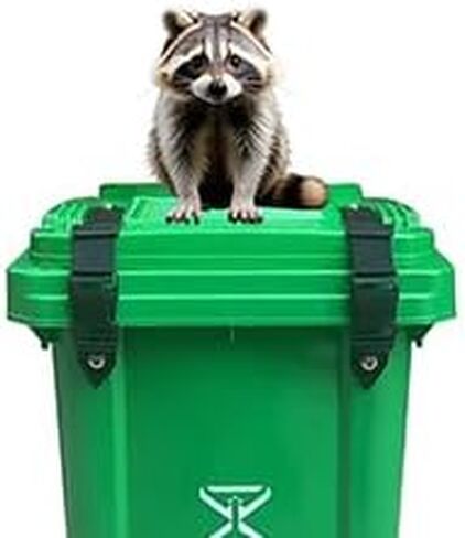 Trash-Can Lock for Animals: Garbage Can Lid Locks for Raccoon,Bear and Dog - 2 Pack in Saudi Arabia