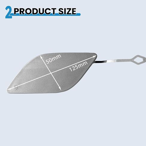 Rear Bumper Tow Hook Cover for Mercedes Benz GLK Class X204 GLK200 GLK220 GLK250 GLK280 GLK300 GLK350 2012 2013 2014 2015 Towing Hook Eye Cap 2048851224 (Black) in Kuwait