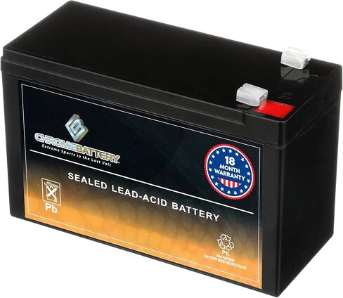 بطارية كروم بديلة قابلة لإعادة الشحن بقوة 12 فولت 7AH SLA متوافقة مع UPS Back Up، وFish Finder، والسكوتر الكهربائي، وGo Kart، وQuad، والمزيد: 5.94 × 2.56 × 3.72، محطة T1 in Kuwait