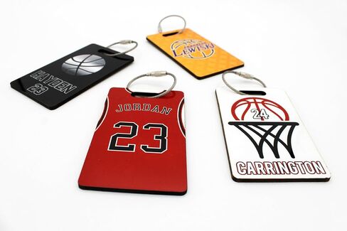 Personalized Basketball Name, Bag and Keychain Tags, Party Favors, End of Season Gifts, Team Gifts in Saudi Arabia