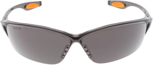 MCR Safety Glasses LW219 Indoor Outdoor Clear Mirror Lens with Scratch Resistant Coating, No Metal Parts, 1 Pair in Kuwait