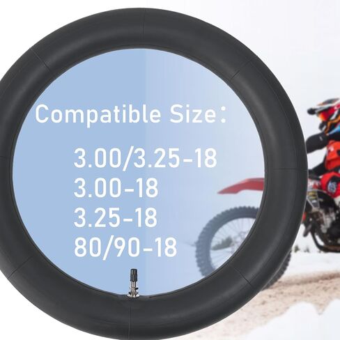 2-Pack 3.00/3.25-18 الأنبوب الداخلي 3.00-18 3.25-18 أنبوب 80/90-18 ساق الصمام المستقيم in Kuwait