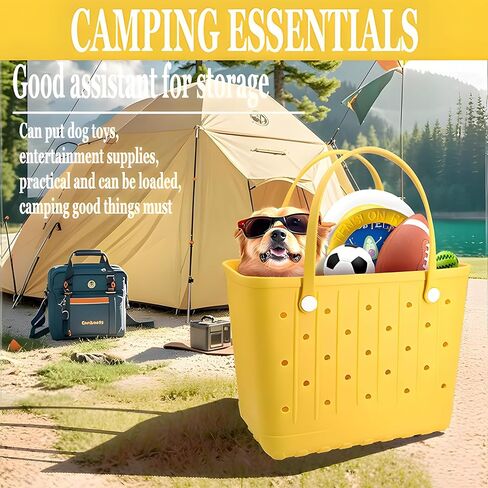 Large Rubber Beach Bag Travel Totes Mens Womens Waterproof Rubber Beach Tote for Work, Picnics, Shopping, Outdoor in Saudi Arabia