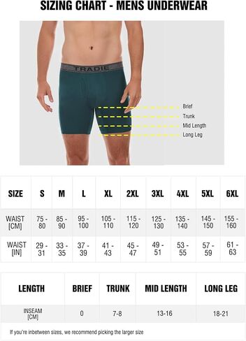 Mens 3pk Viscose derived from Bamboo Fitted Boxer Brief in Saudi Arabia