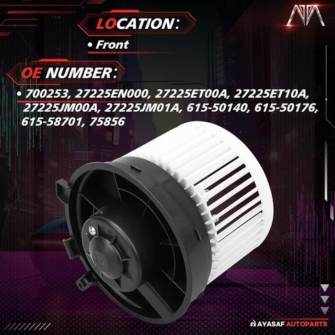 MAYASAF 700002 HVAC Blower Motor Assembly fit for Honda 1998-2002 Accord, 1999-2004 Odyssey, 2003-2008 Pilot, for Acura 2001-2006 MDX in Saudi Arabia