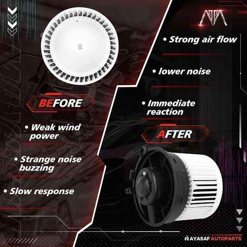 MAYASAF 700002 HVAC Blower Motor Assembly fit for Honda 1998-2002 Accord, 1999-2004 Odyssey, 2003-2008 Pilot, for Acura 2001-2006 MDX in Saudi Arabia