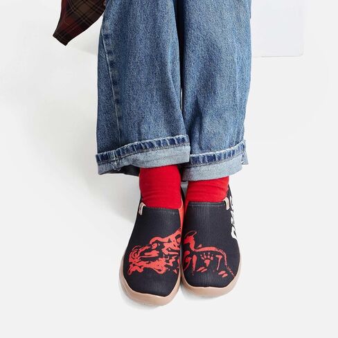 UIN Year of The Dragon Men's Travel Walking Shoes Slip On Casual Loafers 2024 Chinese Lunar New Year in Saudi Arabia