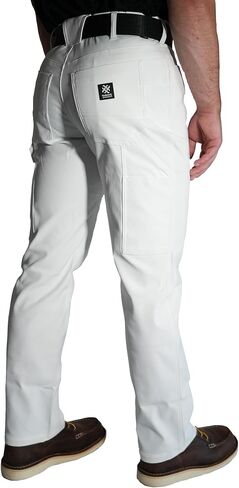 054 PRO Painter's Work Pants, Ghost White ActionFlex DX Performance, Knee Pad Compatible Inserts Included in Saudi Arabia