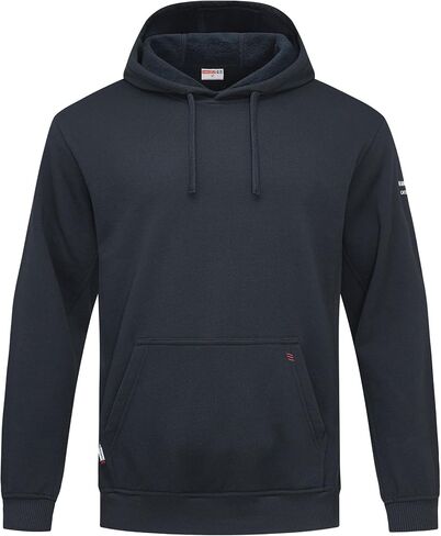 FR Hoodies for Men 100% C Flame Resistant Pullover 10.5oz FR Sweatshirt Heavy Weight Hooded Shirt in Saudi Arabia
