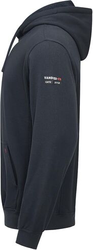 FR Hoodies for Men 100% C Flame Resistant Pullover 10.5oz FR Sweatshirt Heavy Weight Hooded Shirt in Saudi Arabia