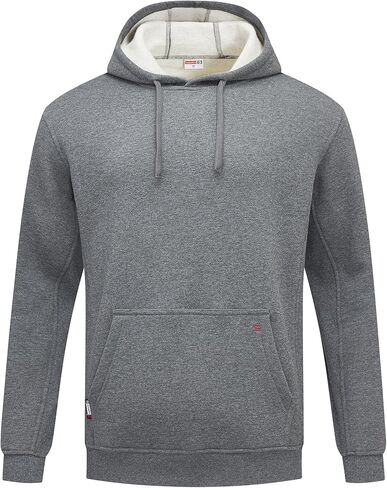 FR Hoodies for Men 100% C Flame Resistant Pullover 10.5oz FR Sweatshirt Heavy Weight Hooded Shirt in Kuwait