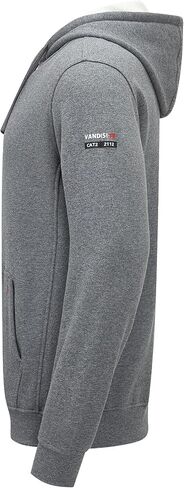 FR Hoodies for Men 100% C Flame Resistant Pullover 10.5oz FR Sweatshirt Heavy Weight Hooded Shirt in Kuwait